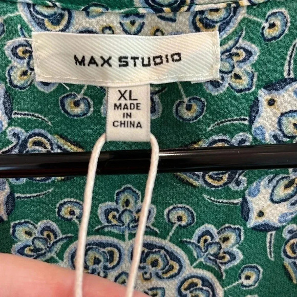 NWT | Max Studio | Wrap Ruffle Hem Dress | Sz XL - Picture 8 of 9